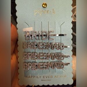 BRIDE AND BRIDESMAID HAIR CLIPS!